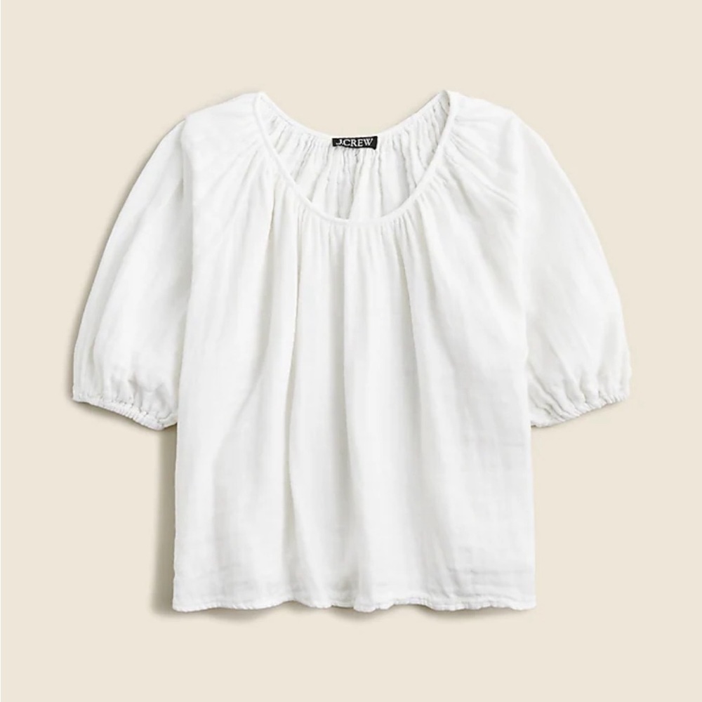 J. Crew White Blouse